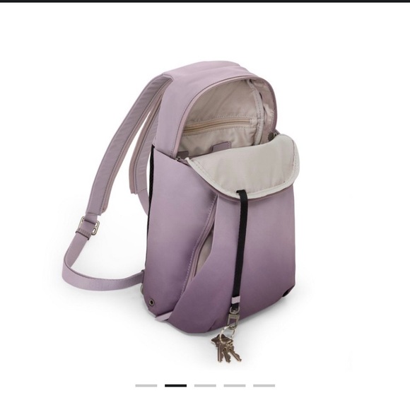Tumi Two-Tone Purple and Gray Voyageur Kileen Convertible Sling - Picture 6 of 12